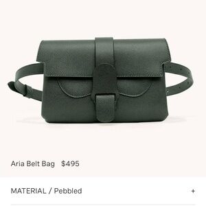 Senreve Aria Forest Green Belt Bag